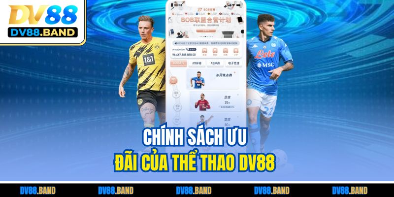 Chính sách ưu đãi của thể thao DV88